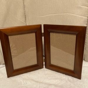 Photo Album for 2 pitcures  that folds together or hangs on the wall 7” frame